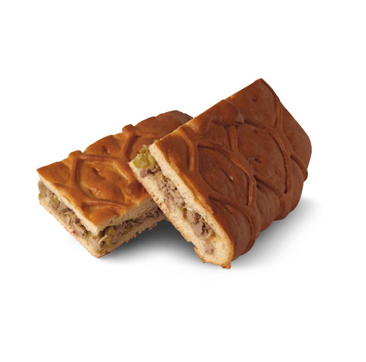 Пирог с индейкой и овощами