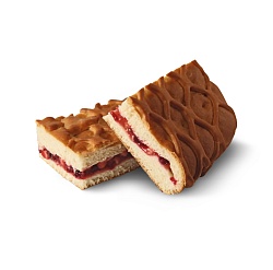 Пирог с яблоком и клюквой